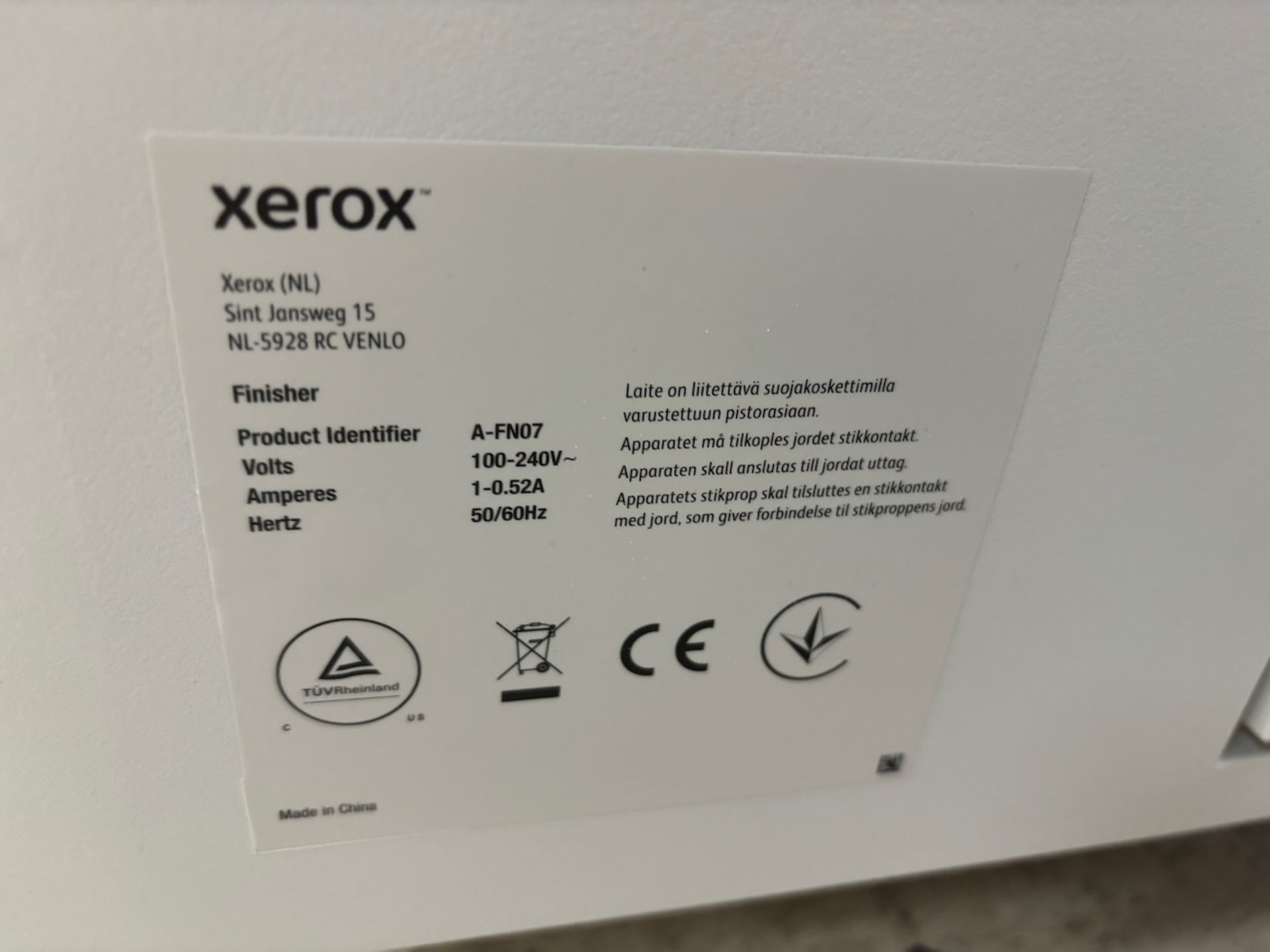 2019 Xerox Multifunction Color Printer - See Auctioneers Note - Image 4 of 5