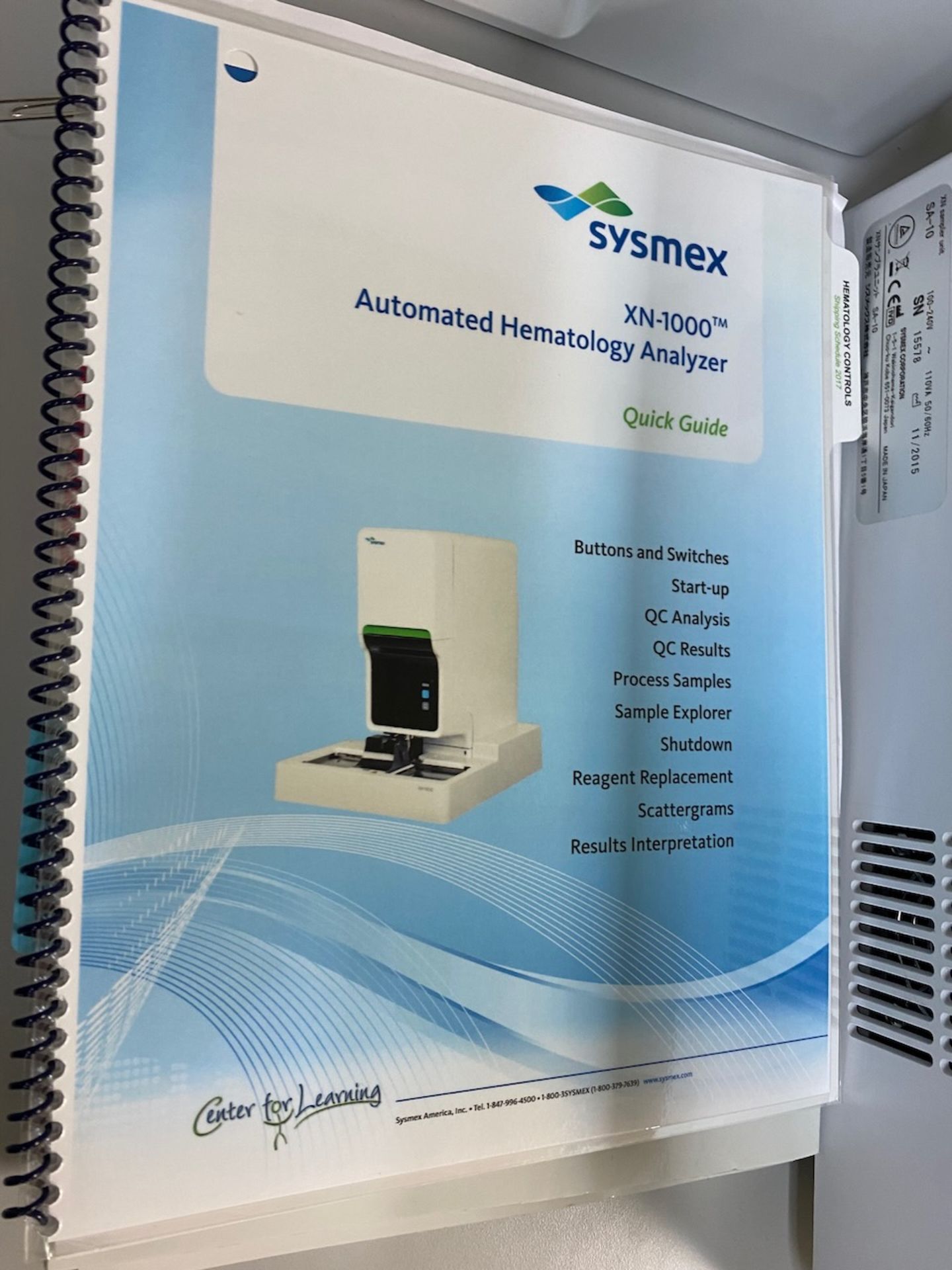 Sysmex Automated Hematology Analyzer - Image 20 of 22