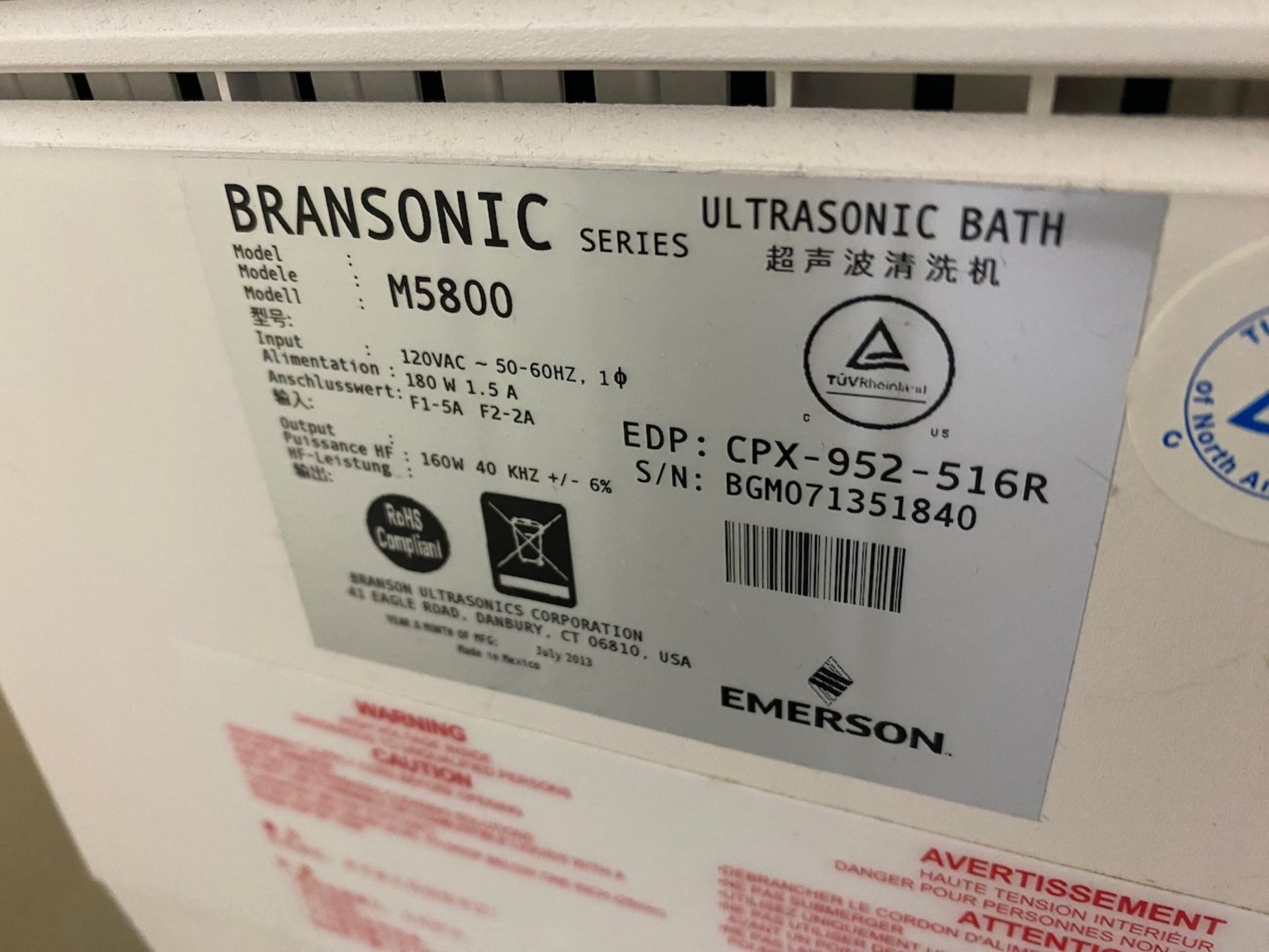 Branson Ultrasonic Cleaner - Image 4 of 5