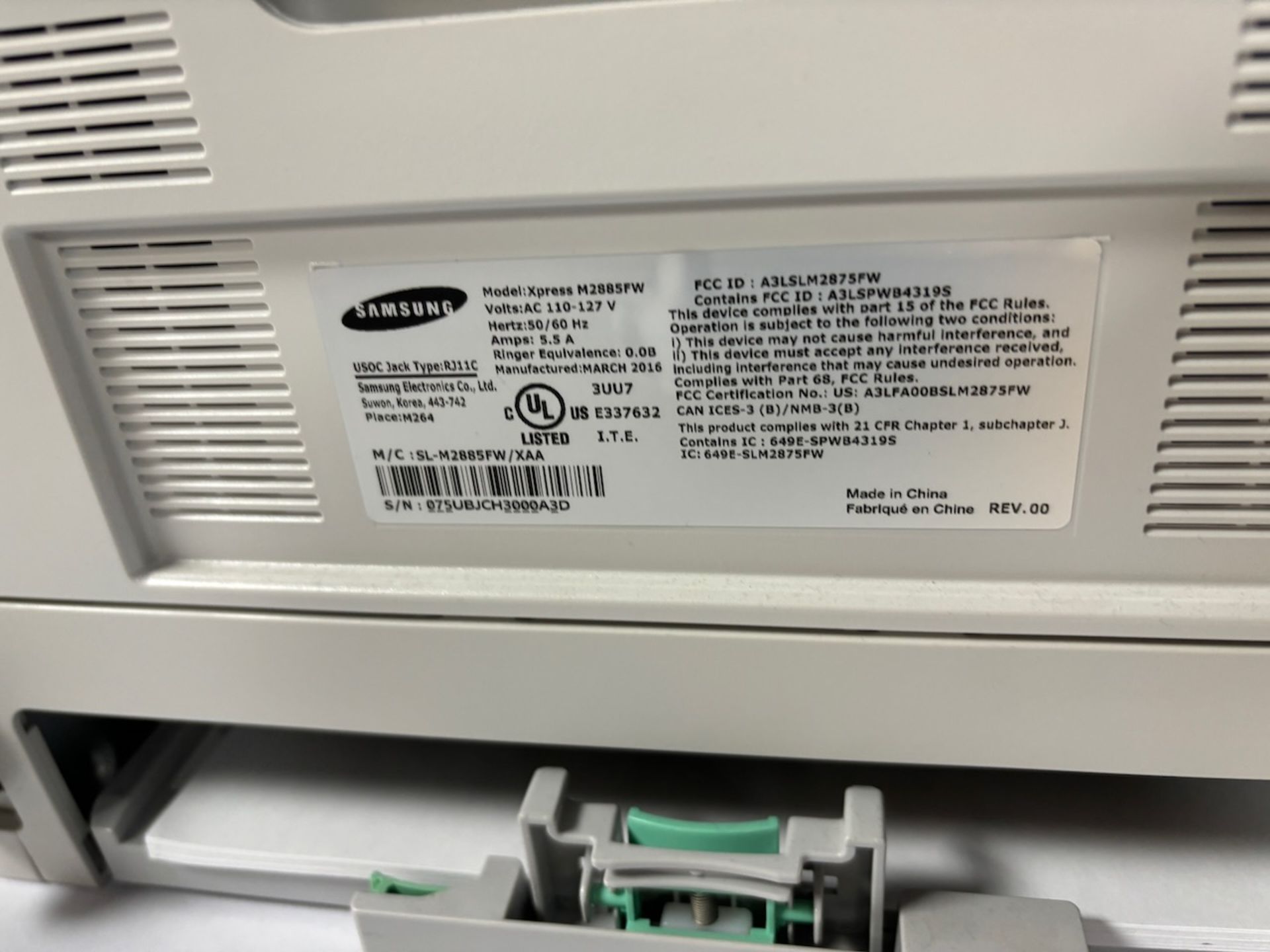 Samsung multifunction laser printer - Image 4 of 4