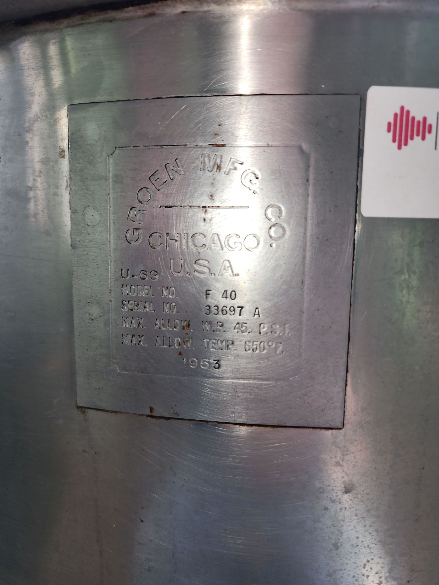 40 Gallon Groen Stainless Steel Kettle - Image 7 of 7