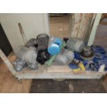 Lot of motors and gearboxes