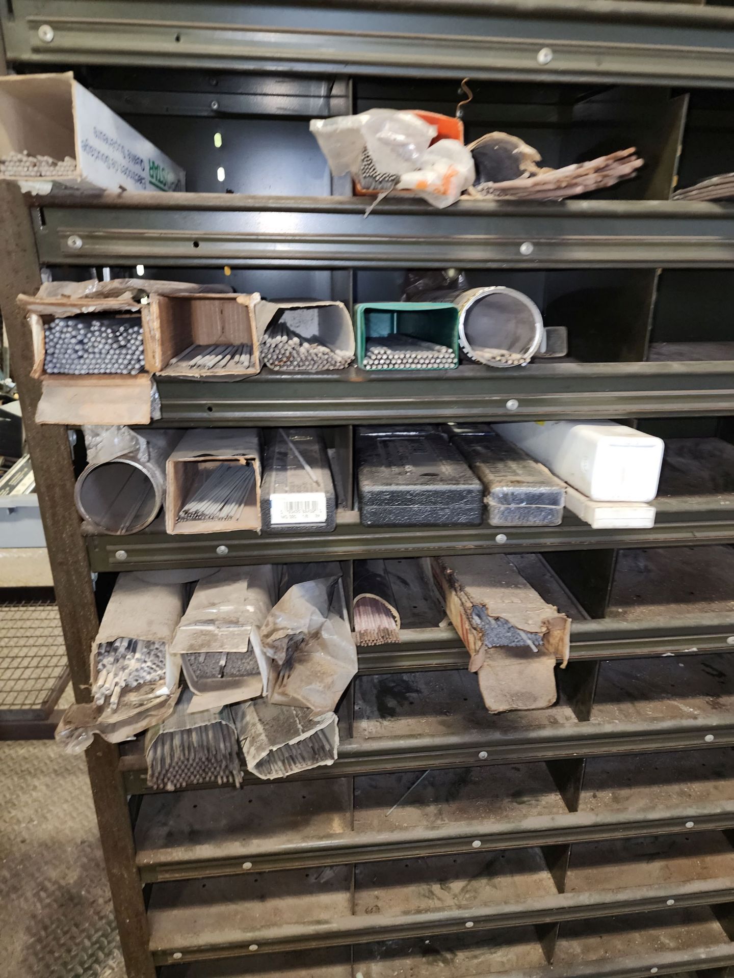 Two steel storage shelves - Image 2 of 2