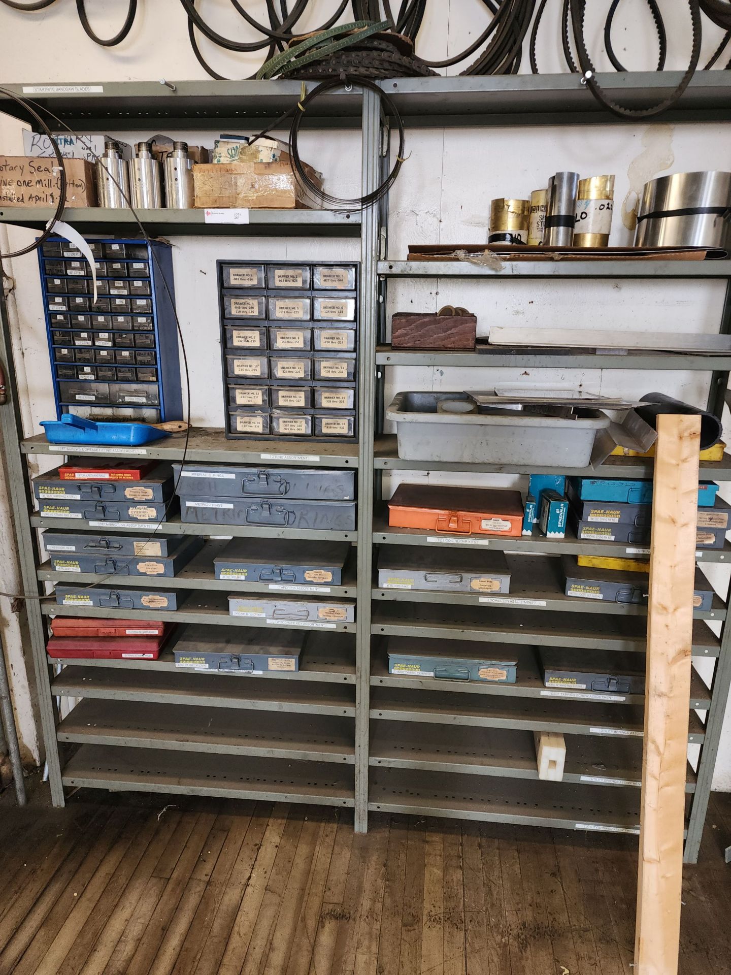 Shelving Unit with Contents