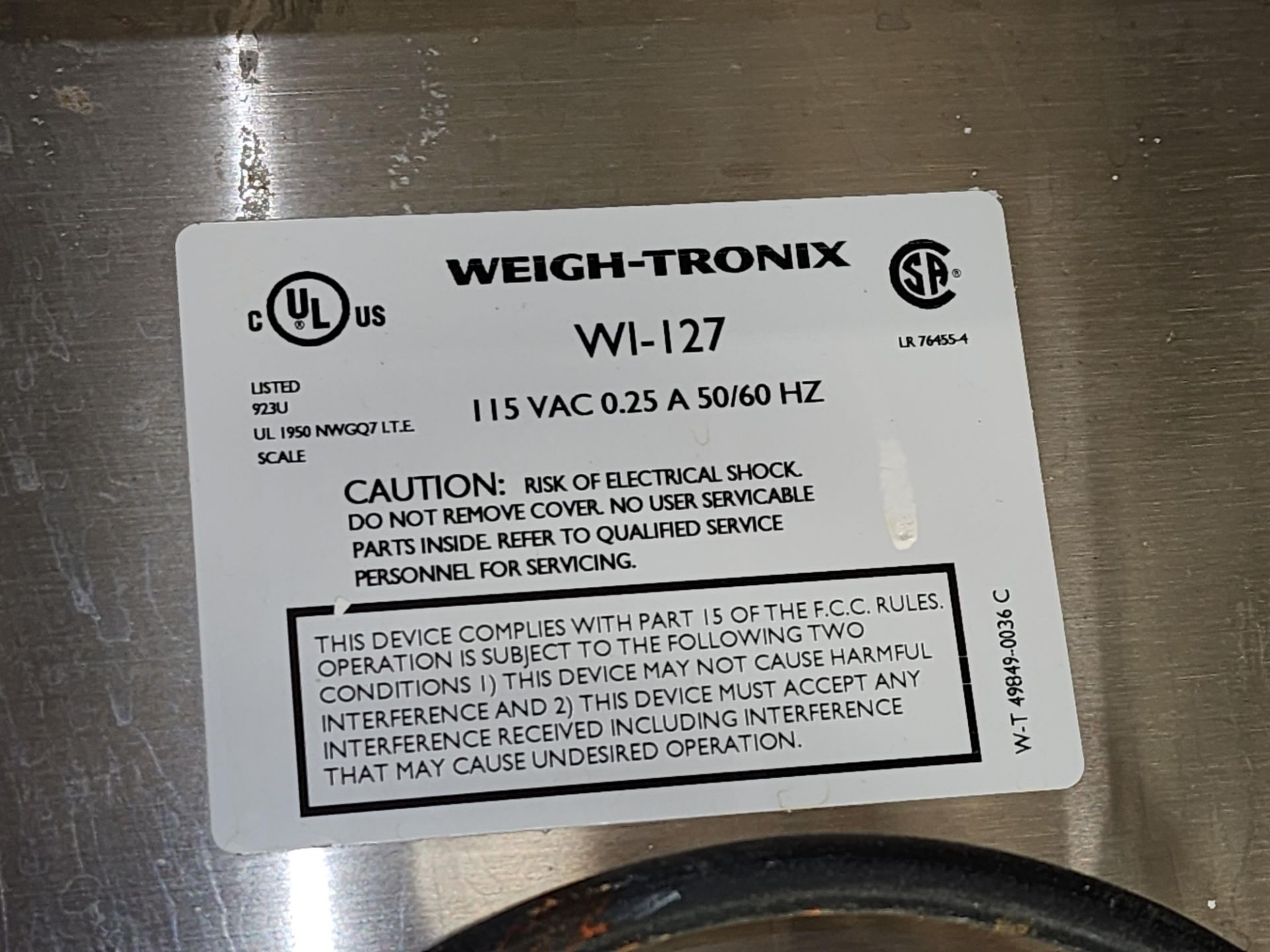 Avery Weigh-Tronix Scale with Digital Read Out - Image 4 of 4