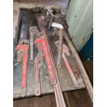 Lot Adjustable Wrenches