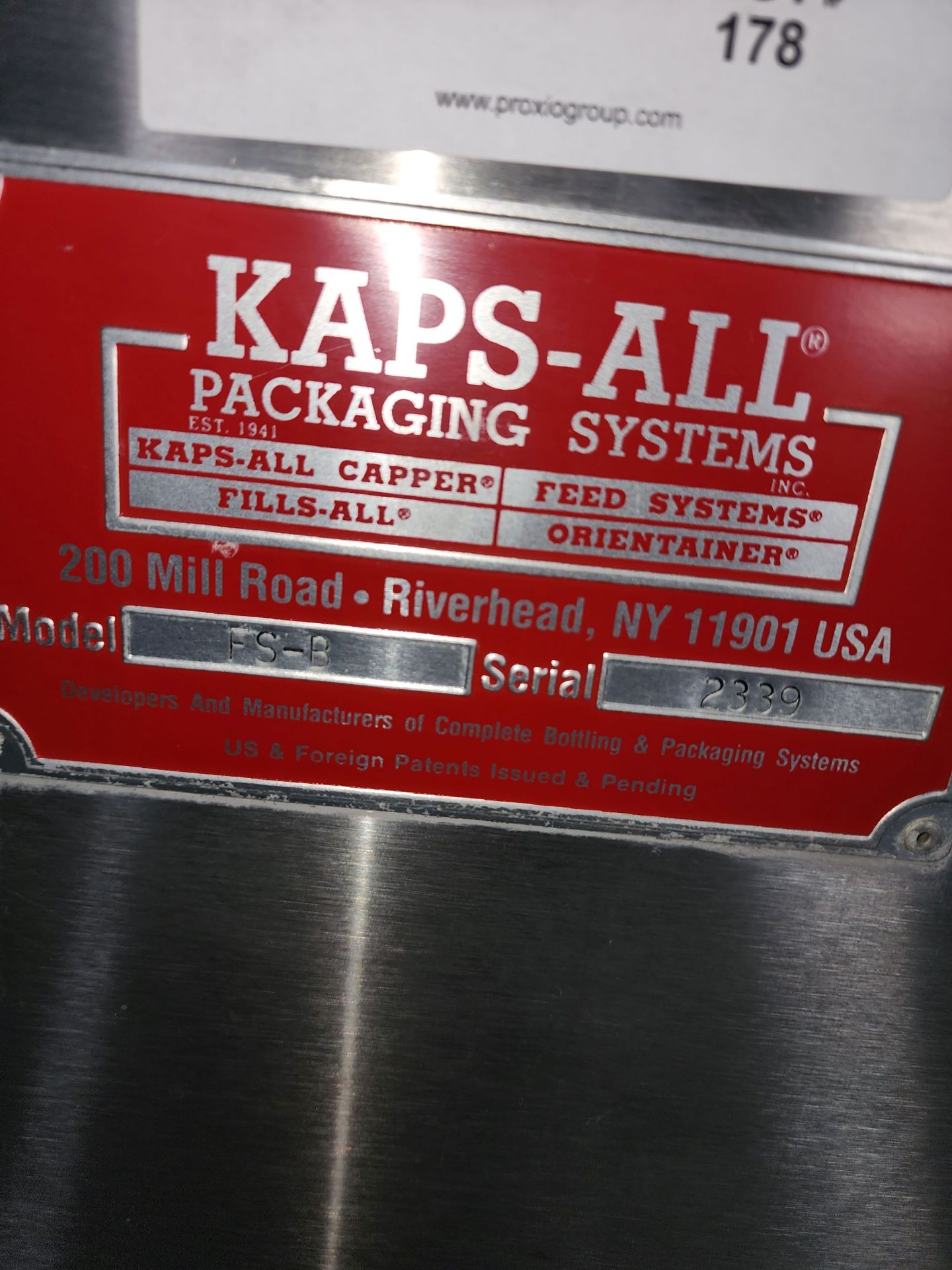 Kaps-All Cap Elevator Hopper - Image 7 of 7