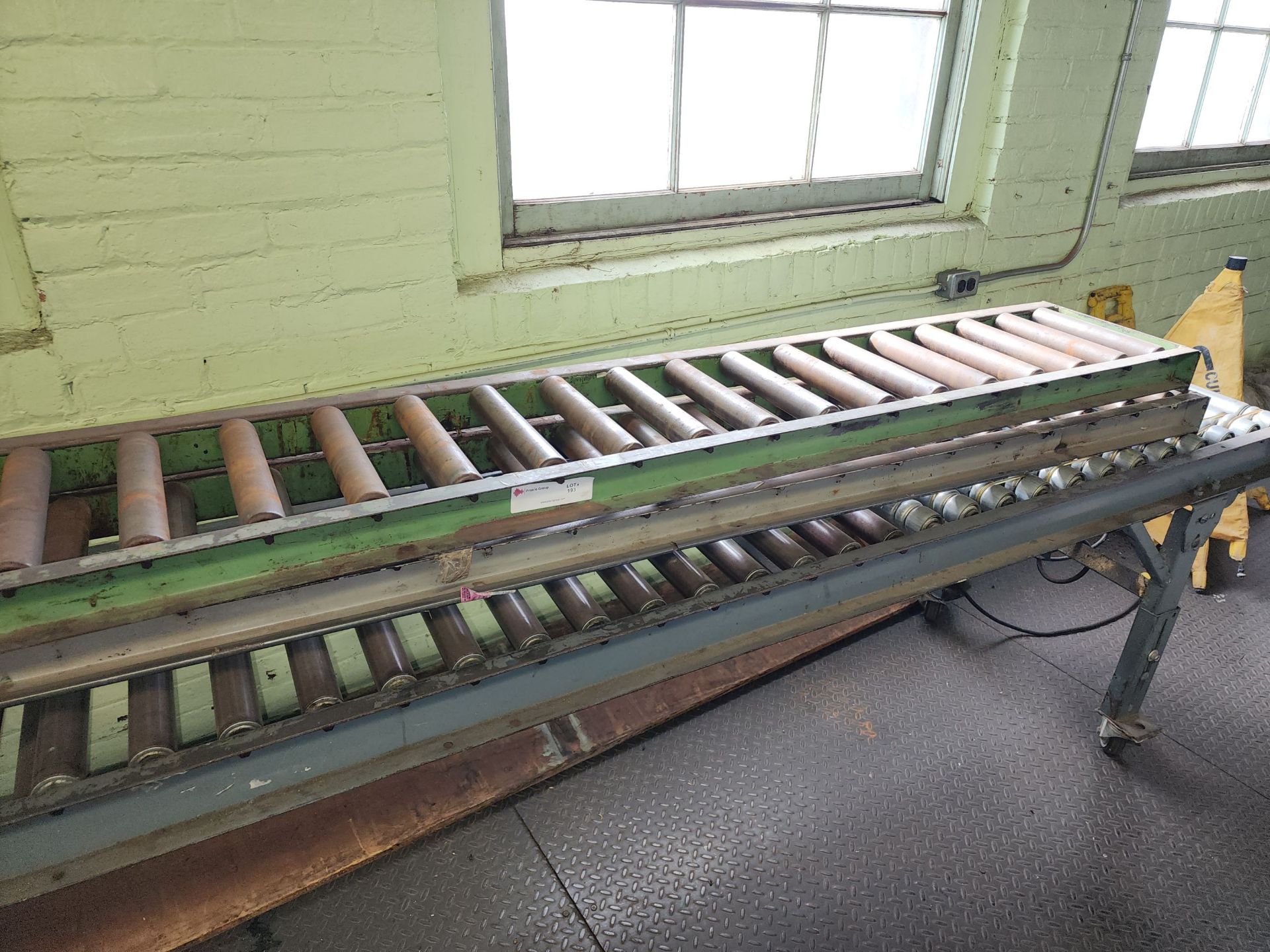 (2) Sections Roller Conveyor