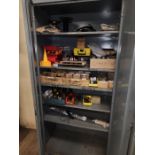 Steel Cabinet with contents