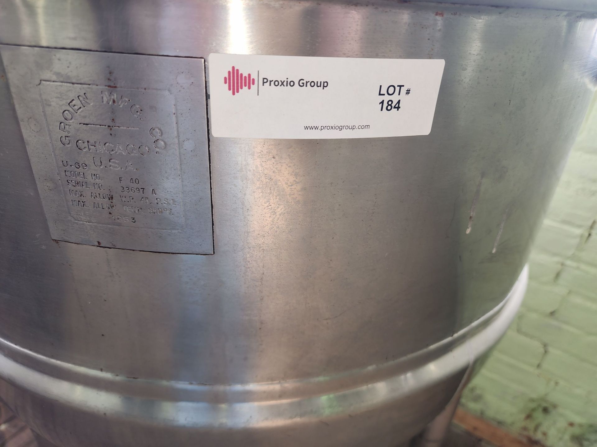 40 Gallon Groen Stainless Steel Kettle - Image 6 of 7