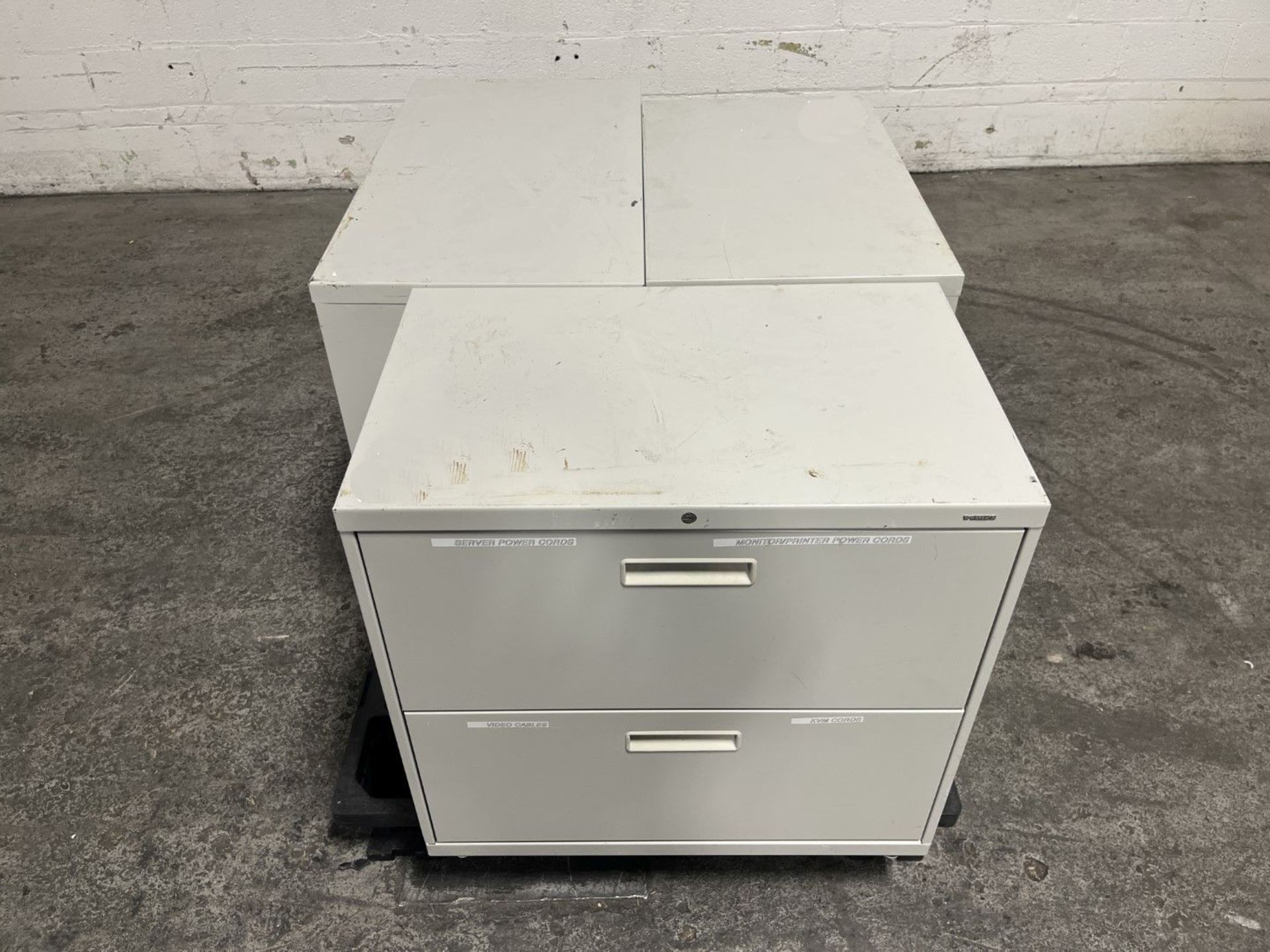 (3) HON 2-Drawer File Cabinets