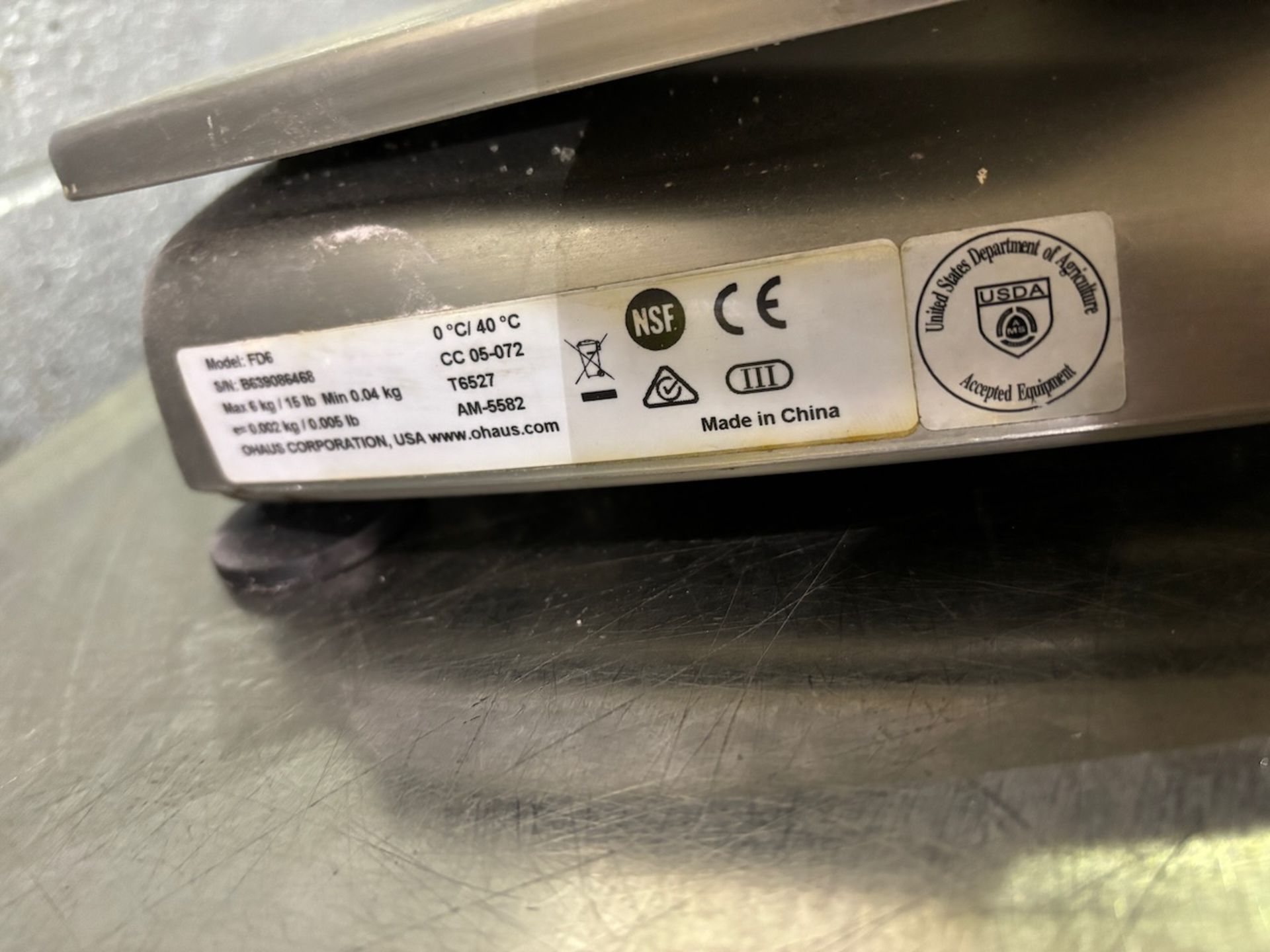 Ohaus Stainless Lab Scale - Image 2 of 2