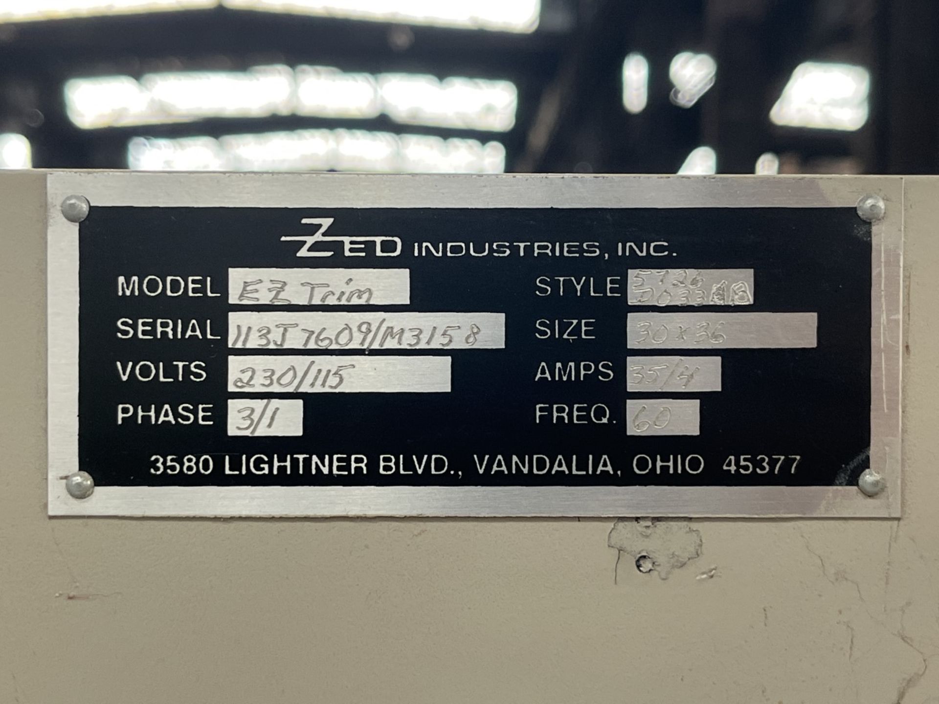 ZED Industries EZ Trim Die Cutter - Image 2 of 6