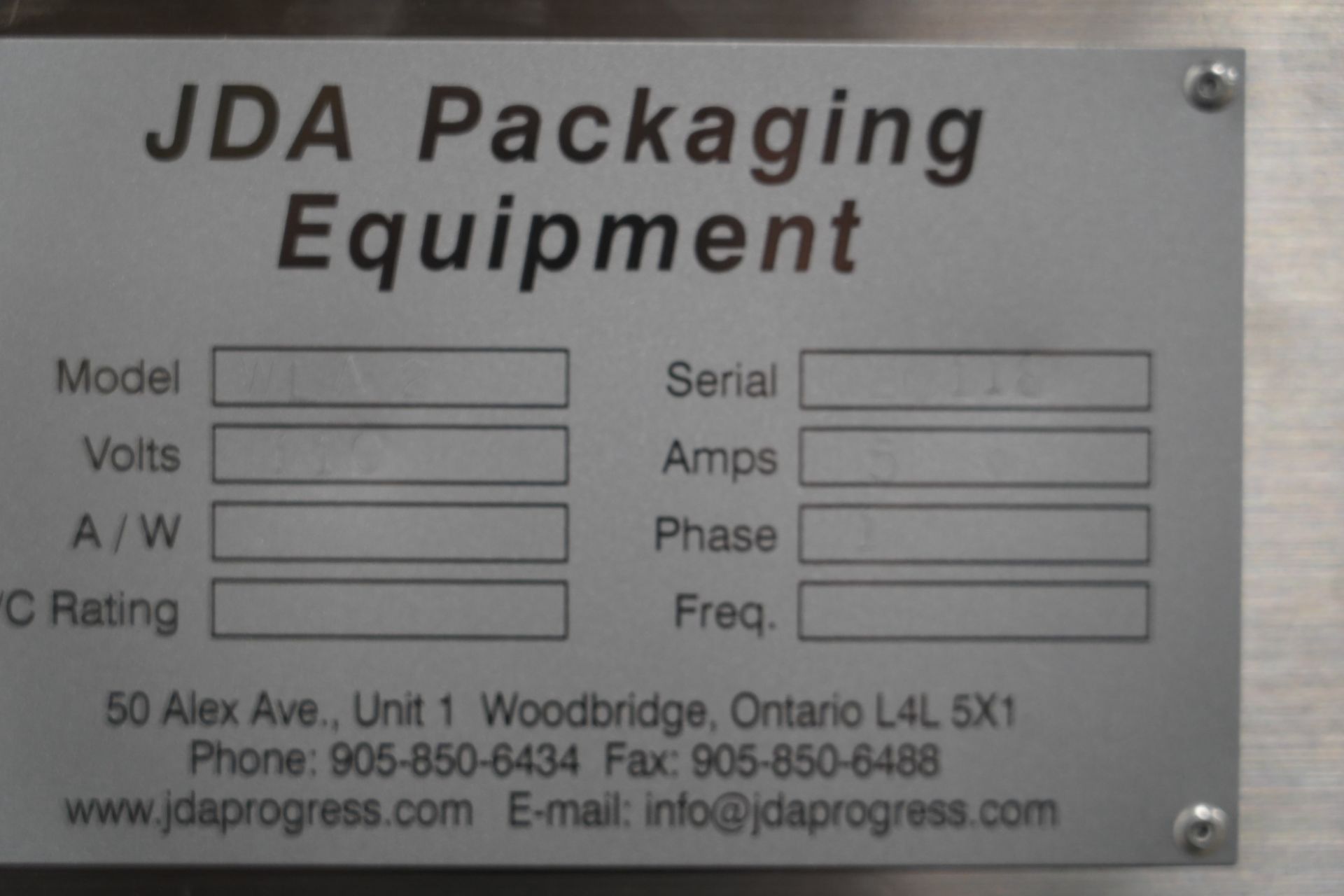 JDA Packaging Equipment Labeler - Image 10 of 13