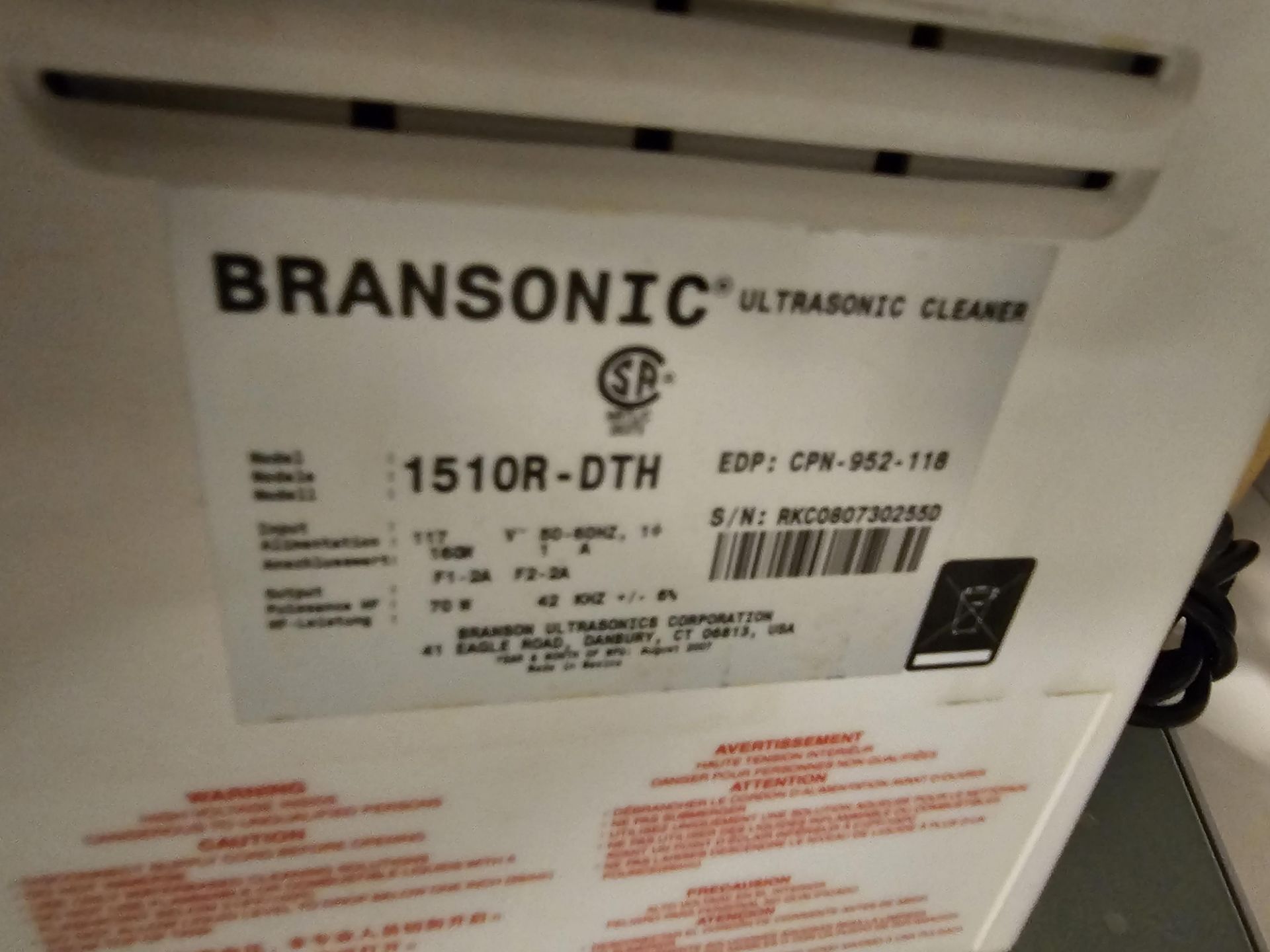 Branson Ultrasonic cleaner - Image 3 of 5