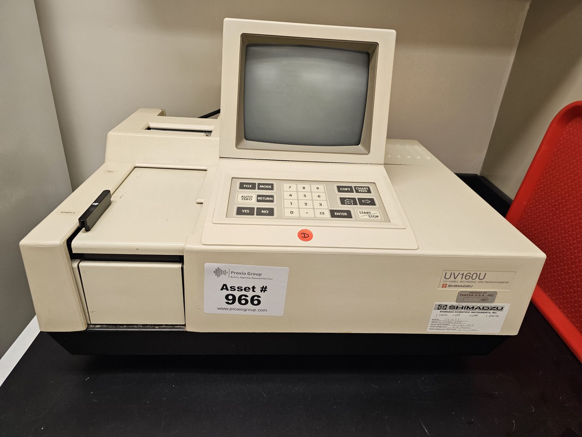 Shimadzu UV Recording Spectrophotometer