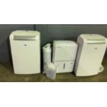 Three Portable Air Conditioners