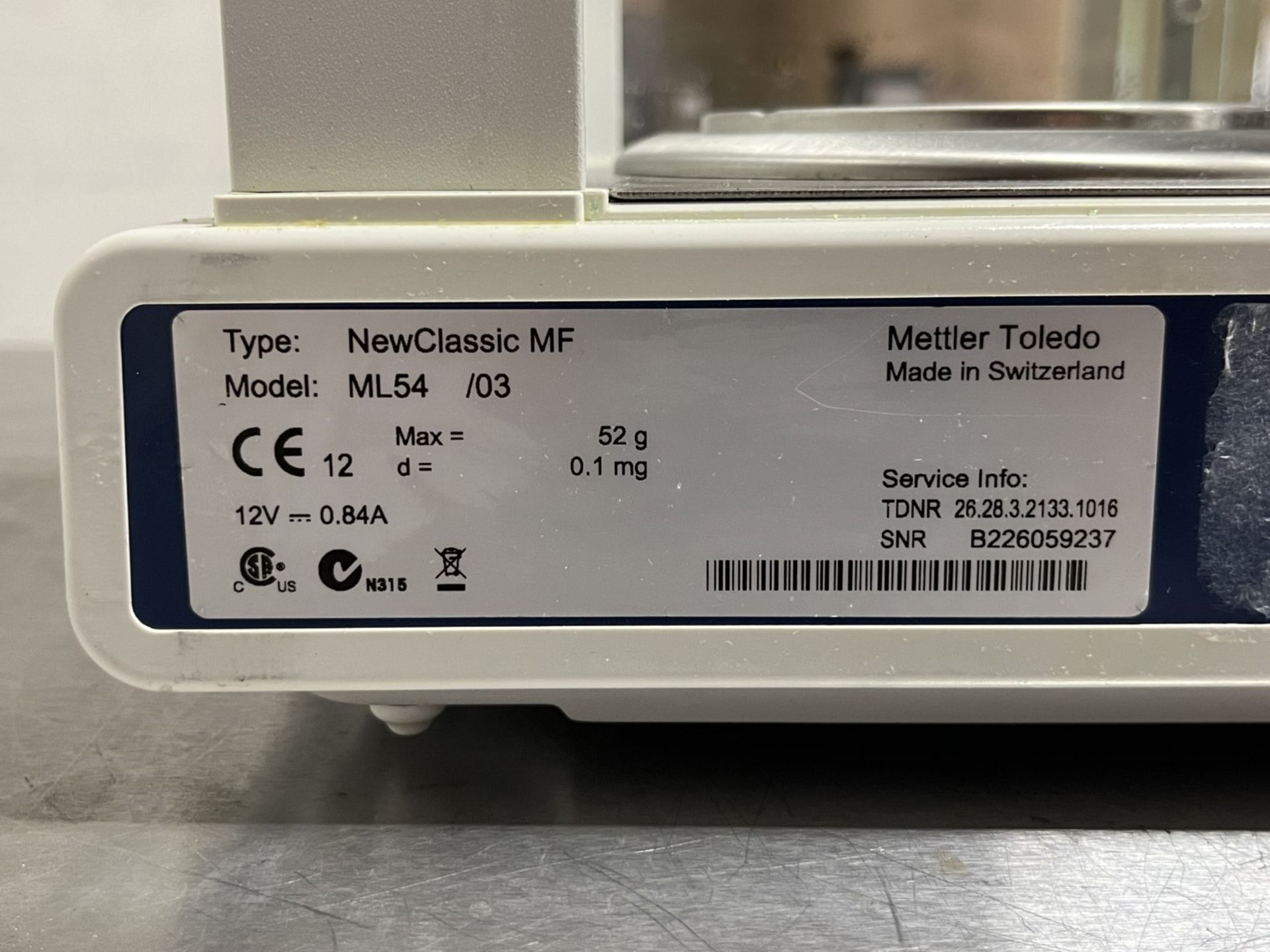 Mettler Toledo NewClassic MF Laboratory Balance - Bild 4 aus 4