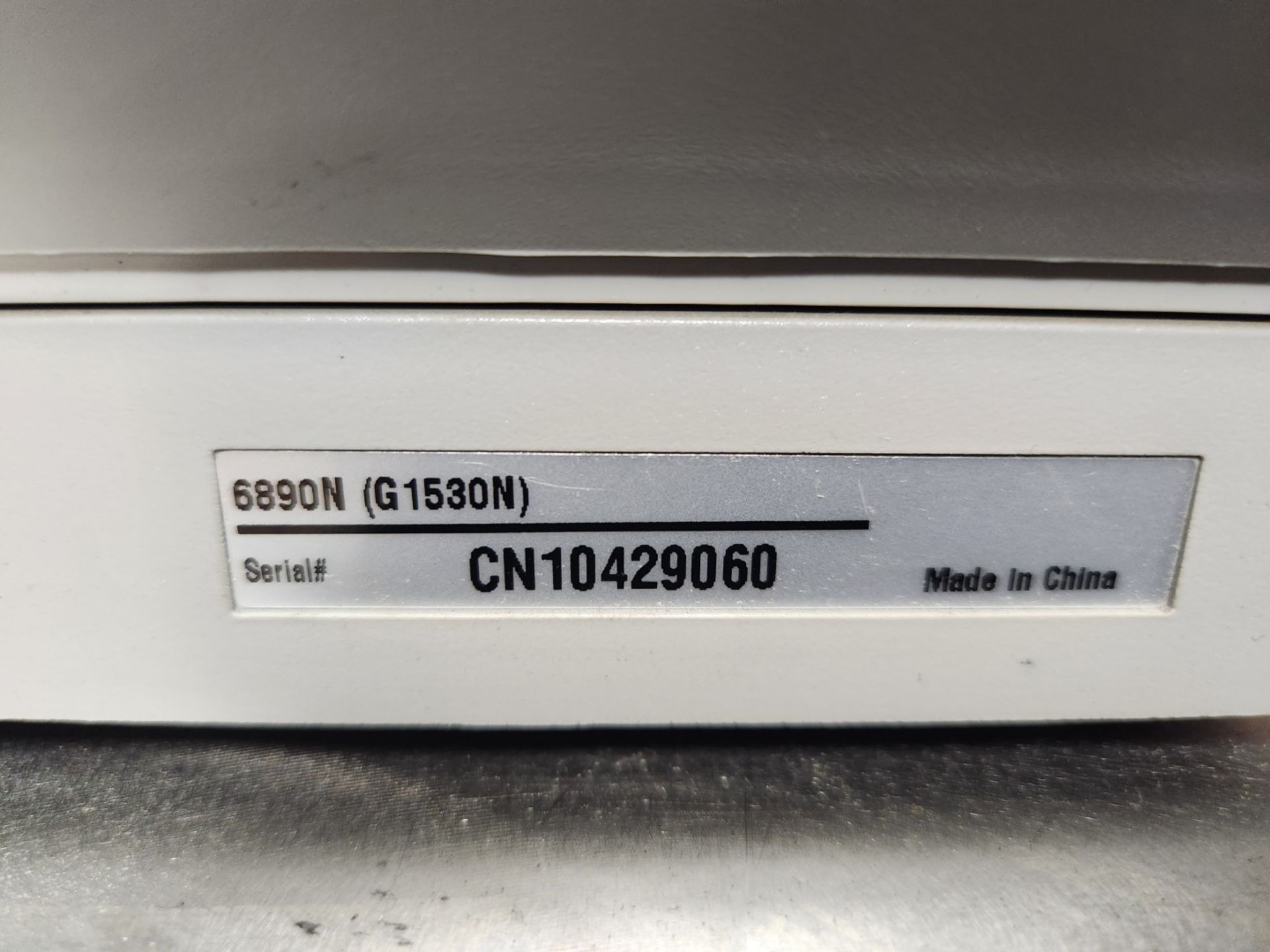 Agilent Gas Chromatograph, model 6890N (G 1530N), serial# CN10429060. {TAG:1190024} - Image 2 of 8