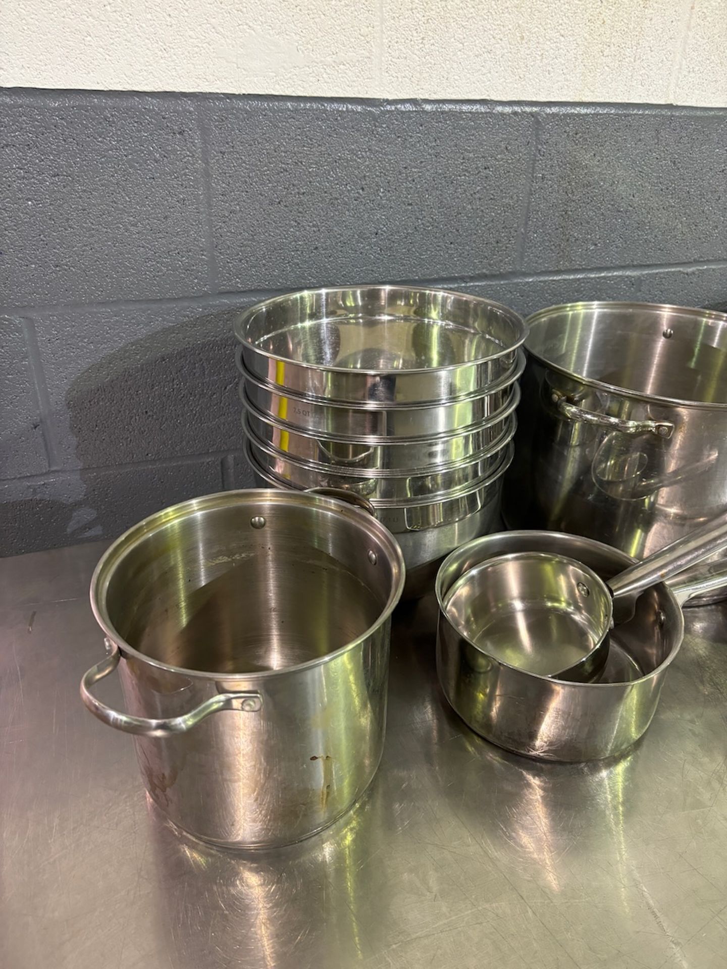 Lot of Stainless steel containers - Bild 2 aus 9