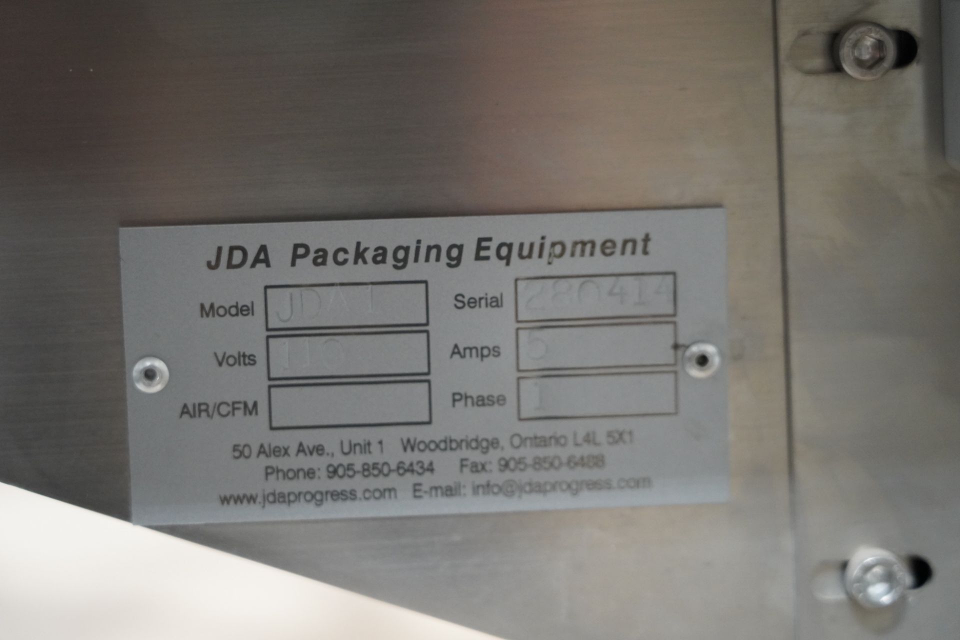 JDA Packaging In-Line Labeler - Image 12 of 13