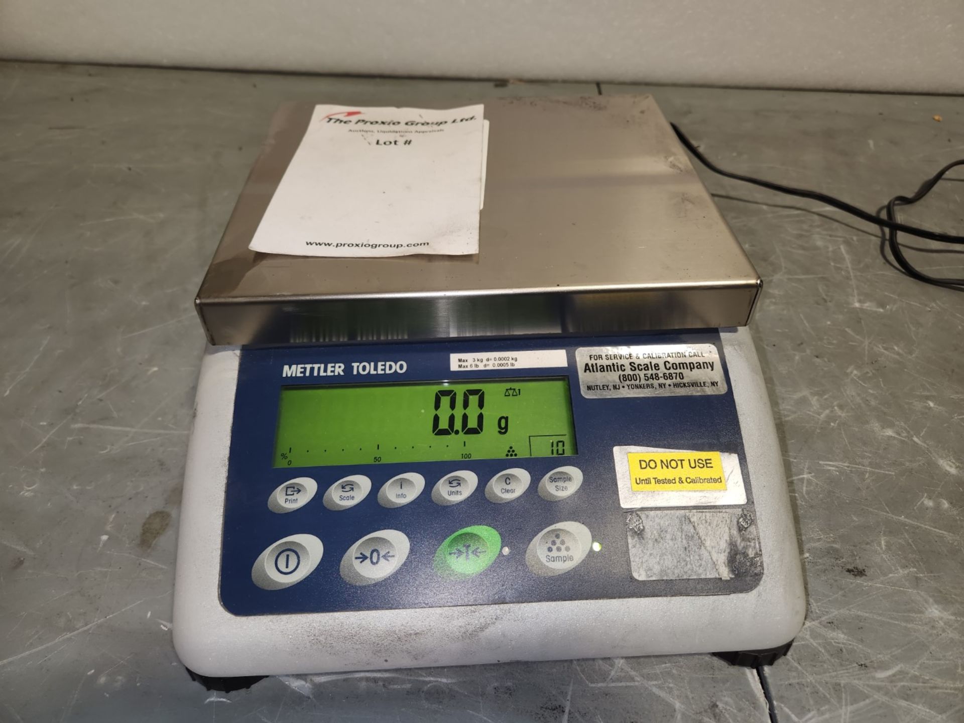 Mettler Toledo Scale, Model BBA 432-3PL