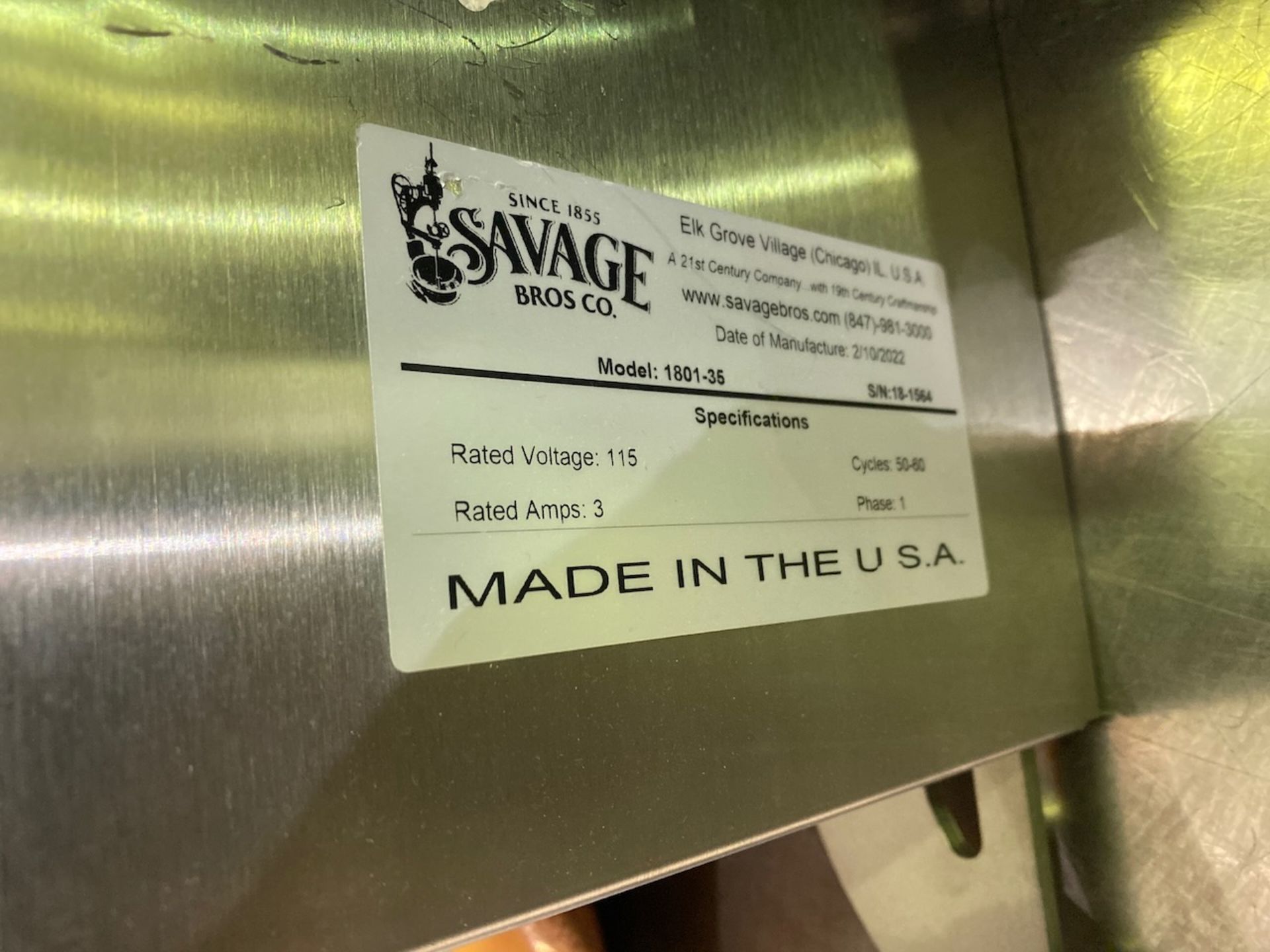 Savage Bros mixing tank - Image 5 of 6