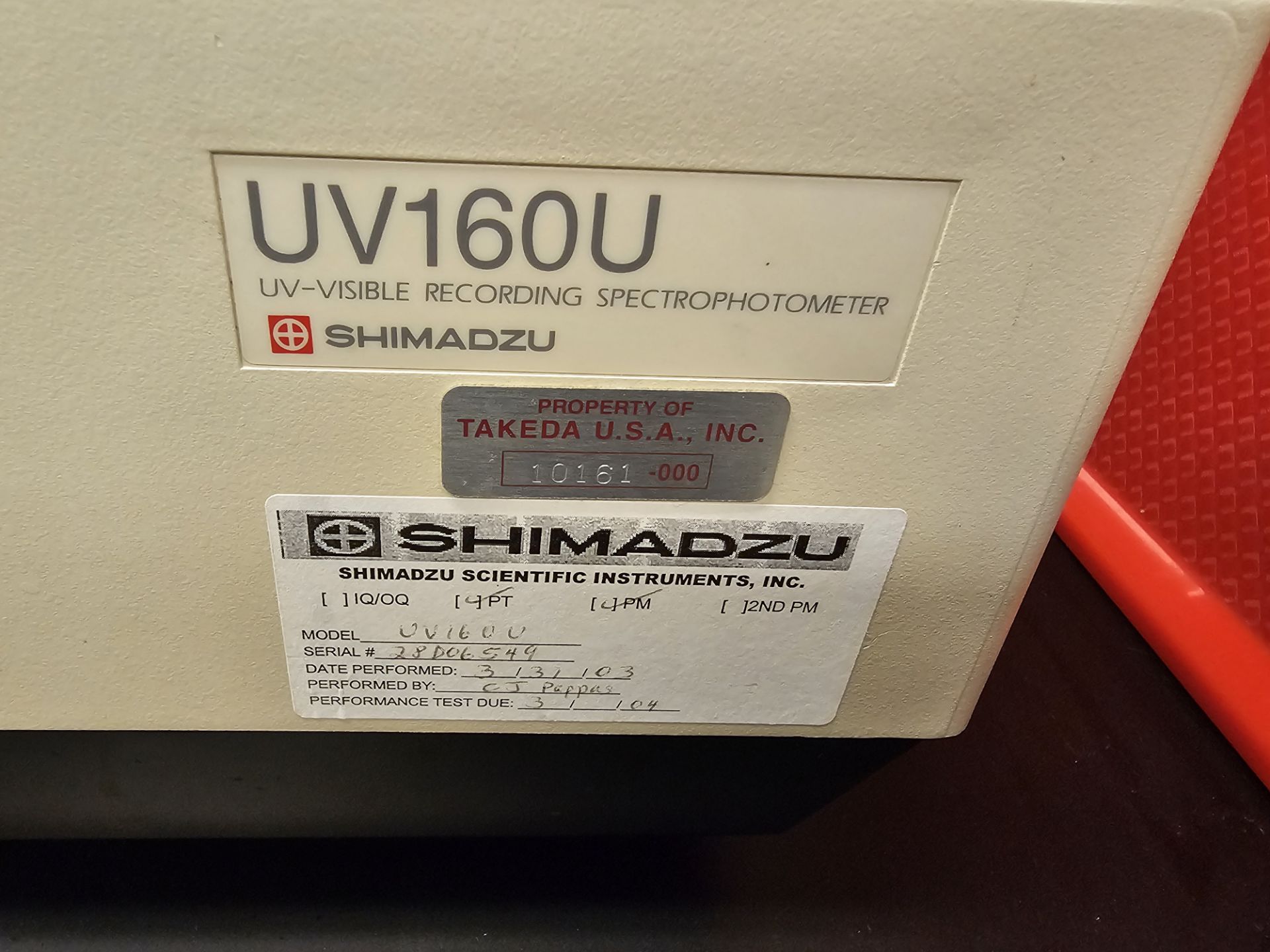 Shimadzu UV Recording Spectrophotometer - Image 3 of 6