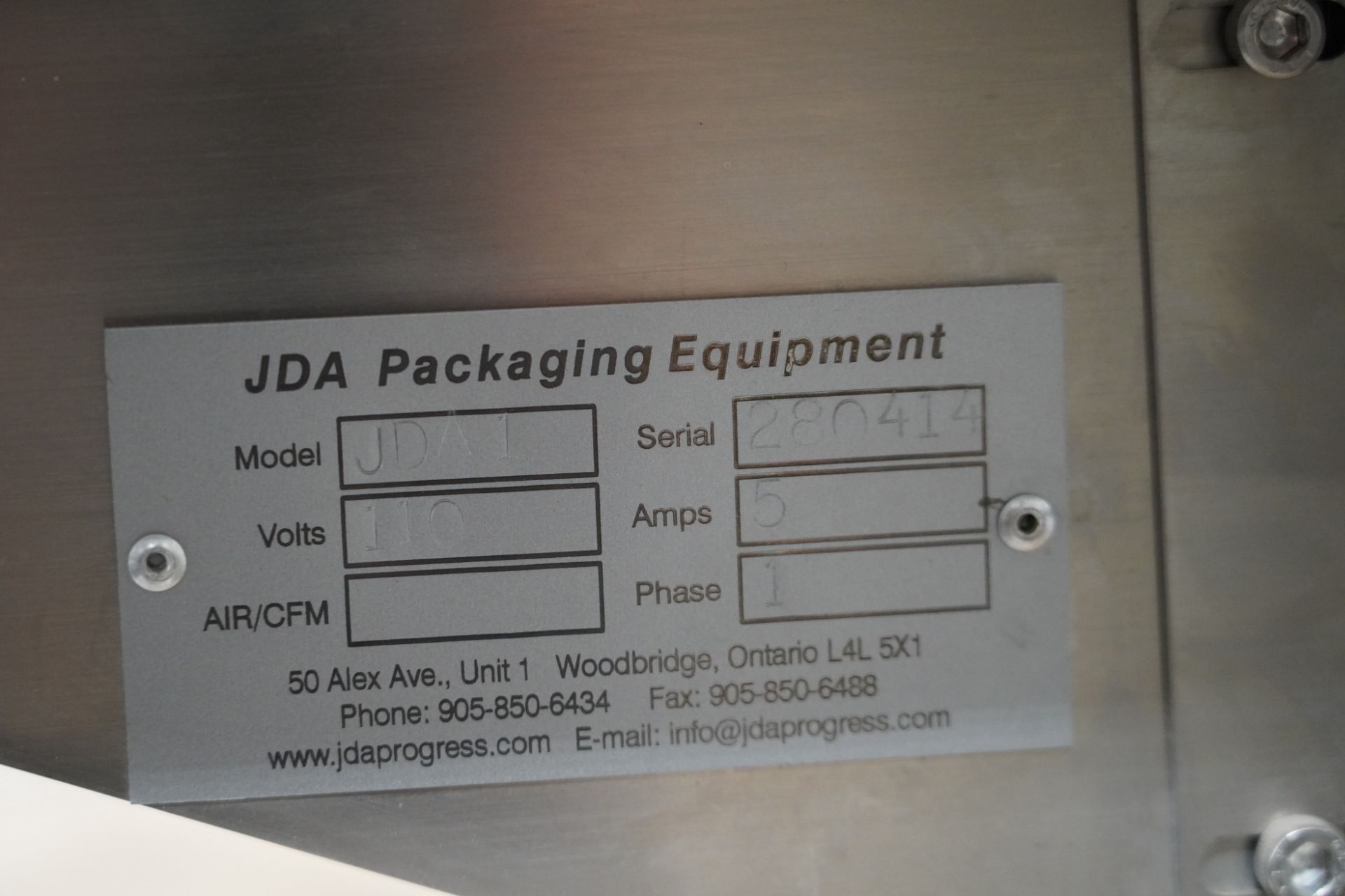 JDA Packaging In-Line Labeler - Image 13 of 13