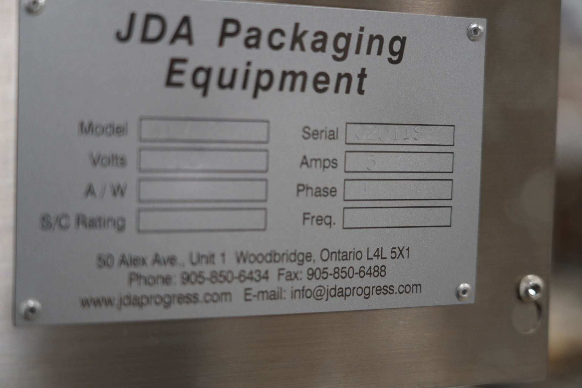 JDA Packaging Equipment Labeler - Image 12 of 13