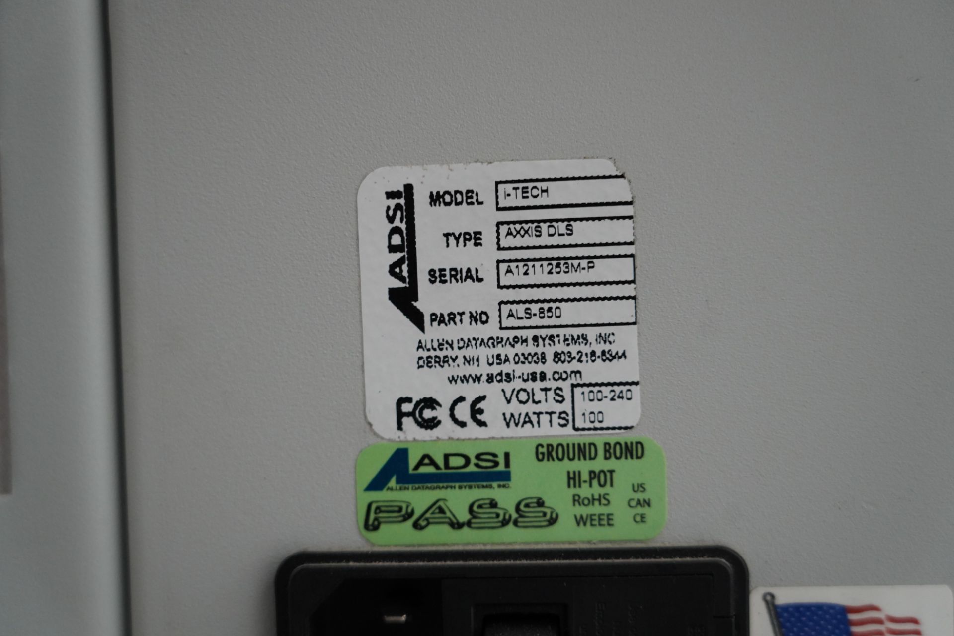 Allen Datagraph Digital Label Printer - Image 8 of 10