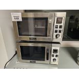 Lot of two Stainless steel microwaves