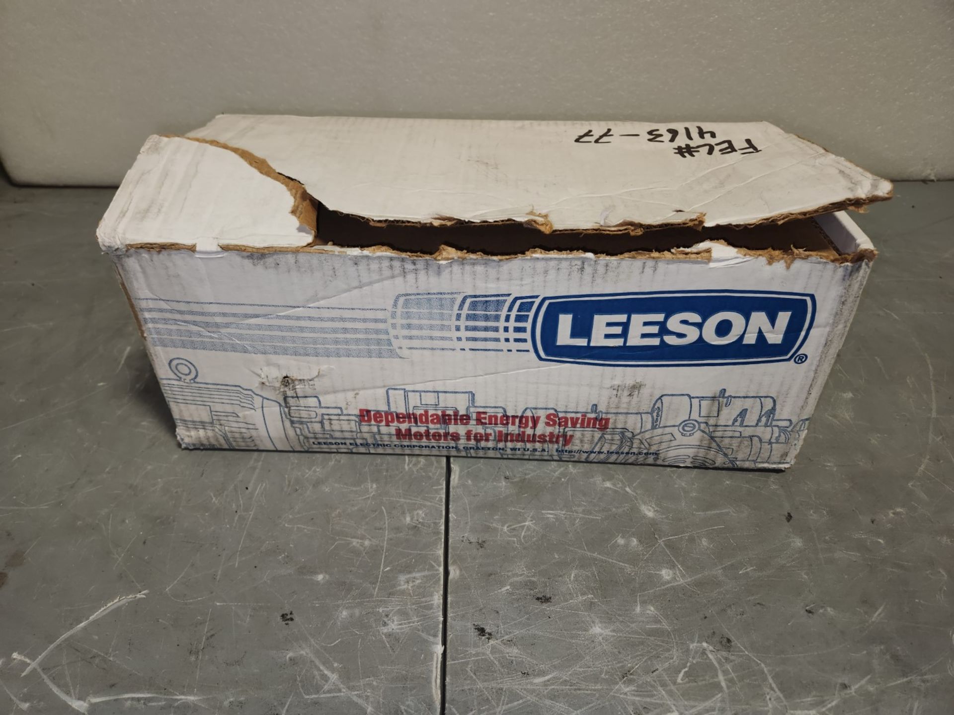 1/8 HP Leeson Motor/Gearbox - Image 4 of 4