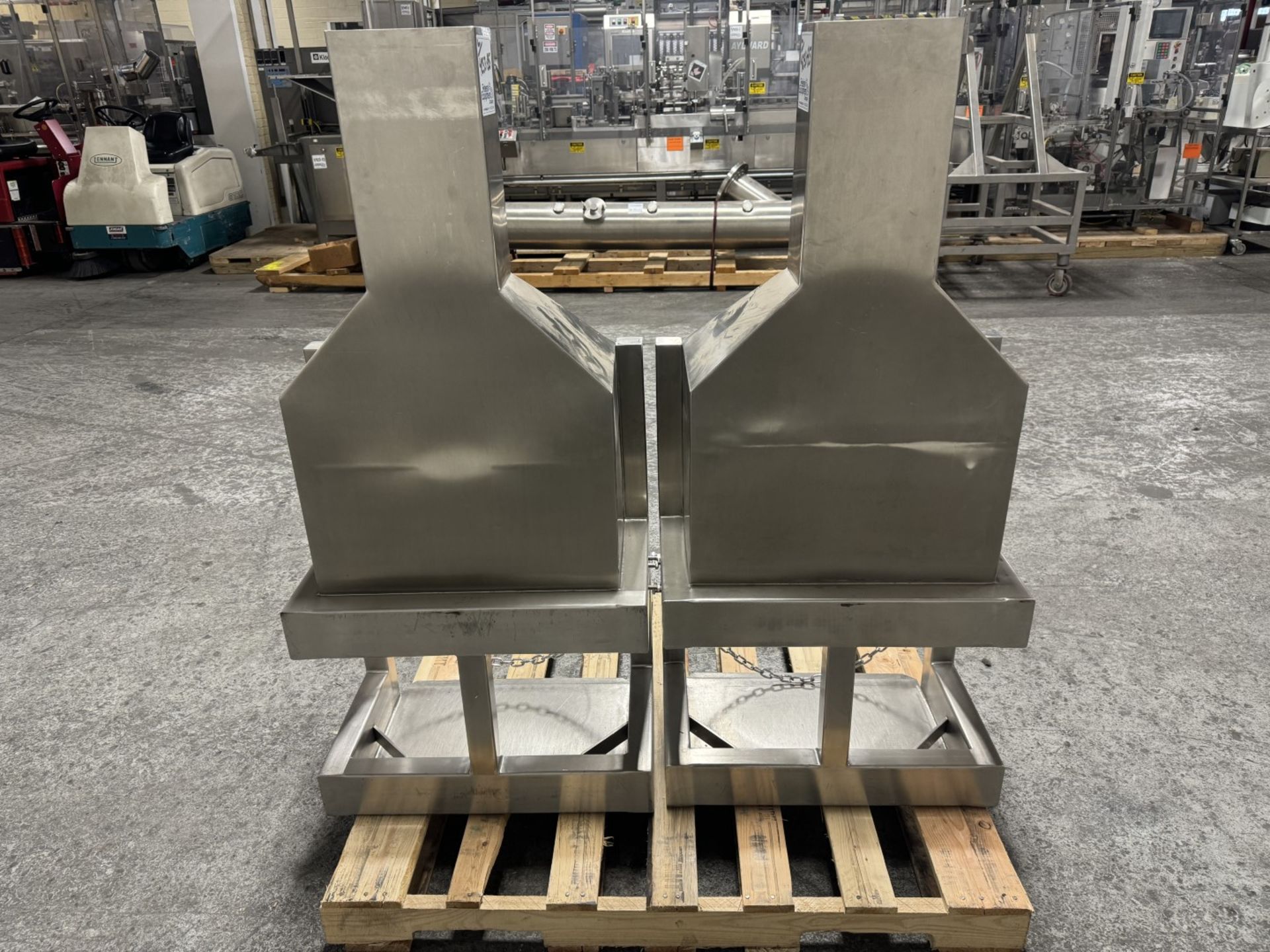 (2) Stainless Steel Barrel Dumpers - Image 3 of 6