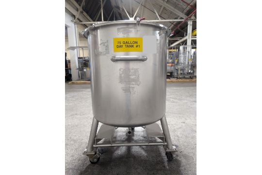 75 Gal Stainless Steel Tank - Image 2 of 8