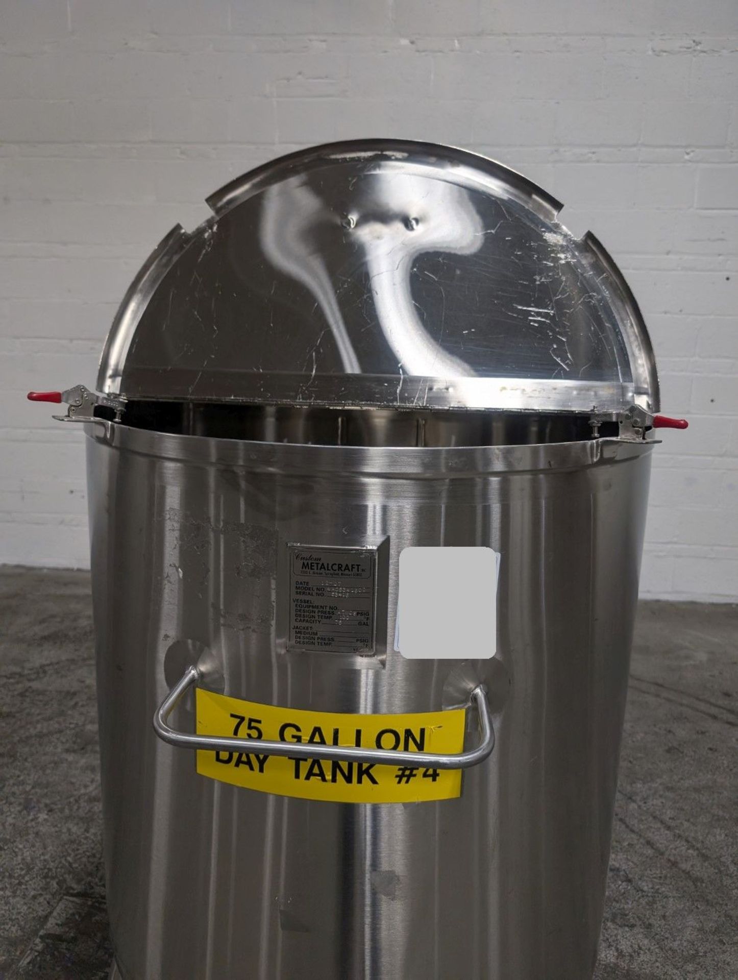 75 Gal Custom Metalcraft tank, S/S - Image 7 of 10