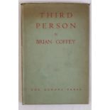 Third Person COFFEY, Brian Published by George Reavey , The Europa Press, London, 1938. Dust Jacket.