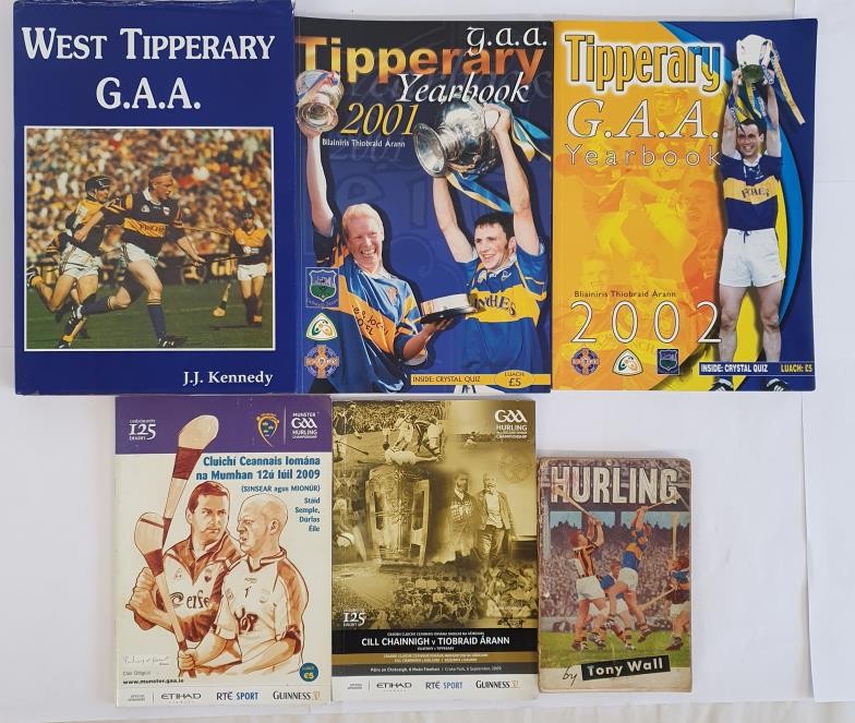 Tipperary GAA: Hurling by Tony Wall,1965; West Tipperary GAA by J J Kennedy; All Ireland Hurling