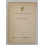 Houses of the Oireachtas Joint Sitting Visit of President Kennedy, Stationery Office, Dublin 1963