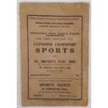 Birr: Souvenir Programme for The Leinster Championship Sports at St Brendan's Park July 1949. With