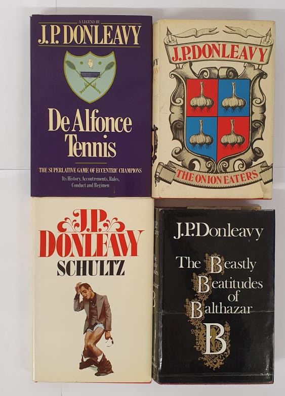 De Alfonce Tennis, J P Donleavy E P Dutton, 1984, First Edition, First Printing, inscribed by the