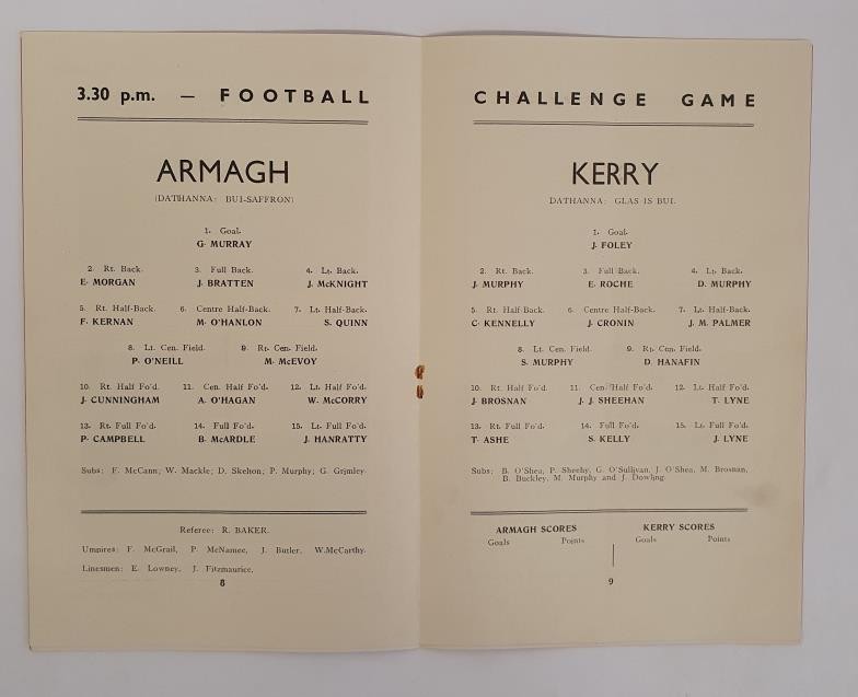 Gaelic Athletic Association. London. Programme of the Easter Monday Gaelic Gathering at Mitcham - Image 2 of 2