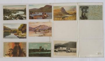 Postcards - County Kerry, a collection which includes Old Weir Bridge, Killarney; The Islands, Upper
