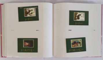 Stamps: Two albums of English stock stamps. Two albums of Foreign Stamps and Vol 1-2 of Stanley