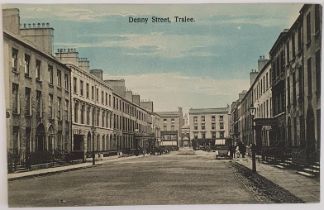Denny Street, Tralee, colour. unused. Circa 1920