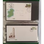 Album of Irish First Day Covers, c.1983 to 1990, c.42 including 1984 Birr Vintage Week 1984 Post