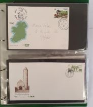 Album of Irish First Day Covers, c.1983 to 1990, c.42 including 1984 Birr Vintage Week 1984 Post