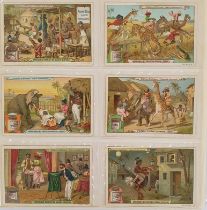 An Album of Liebig Trade Cards, comprising 28 Sets of 6, 1906 to 1909. Condition generally very good