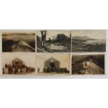 County Mayo. Croaghpatrick, Westport. [view of houses on the shore etc]; The Church Croagh