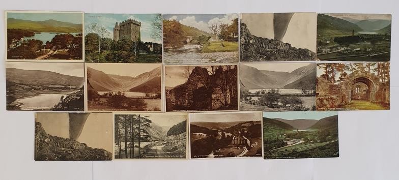 Postcards-County Wicklow/Cork, a collection which includes Ascent to St Kevin's Bed, Glendalough